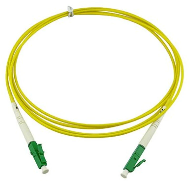 BlueOptics Simplex LWL Patchkabel LC- APC Singlemode 1 m Yellow